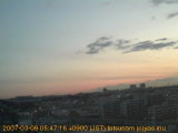 展望カメラtotsucam映像: 戸塚駅周辺から東戸塚方面を望む 2007-03-09(金) dawn