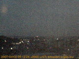 展望カメラtotsucam映像: 戸塚駅周辺から東戸塚方面を望む 2007-04-02(月) dawn