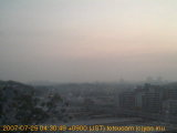 展望カメラtotsucam映像: 戸塚駅周辺から東戸塚方面を望む 2007-07-25(水) dawn