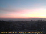 展望カメラtotsucam映像: 戸塚駅周辺から東戸塚方面を望む 2007-08-09(木) dawn