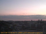 展望カメラtotsucam映像: 戸塚駅周辺から東戸塚方面を望む 2007-08-15(水) dawn