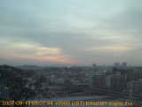 展望カメラtotsucam映像: 戸塚駅周辺から東戸塚方面を望む 2007-09-13(木) dawn