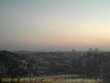 展望カメラtotsucam映像: 戸塚駅周辺から東戸塚方面を望む 2007-09-28(金) dawn