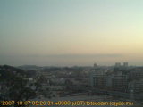 展望カメラtotsucam映像: 戸塚駅周辺から東戸塚方面を望む 2007-10-07(日) dawn
