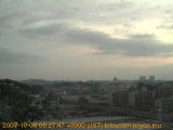 展望カメラtotsucam映像: 戸塚駅周辺から東戸塚方面を望む 2007-10-08(月) dawn