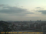展望カメラtotsucam映像: 戸塚駅周辺から東戸塚方面を望む 2007-10-18(木) dawn