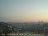 展望カメラtotsucam映像: 戸塚駅周辺から東戸塚方面を望む 2007-11-12(月) dawn
