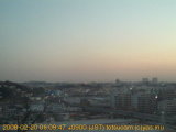 展望カメラtotsucam映像: 戸塚駅周辺から東戸塚方面を望む 2008-02-20(水) dawn