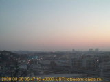 展望カメラtotsucam映像: 戸塚駅周辺から東戸塚方面を望む 2008-03-08(土) dawn