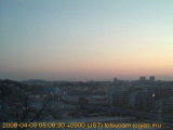 展望カメラtotsucam映像: 戸塚駅周辺から東戸塚方面を望む 2008-04-05(土) dawn