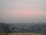 展望カメラtotsucam映像: 戸塚駅周辺から東戸塚方面を望む 2008-07-05(土) dawn