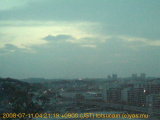 展望カメラtotsucam映像: 戸塚駅周辺から東戸塚方面を望む 2008-07-11(金) dawn