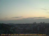 展望カメラtotsucam映像: 戸塚駅周辺から東戸塚方面を望む 2008-07-29(火) dawn