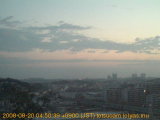 展望カメラtotsucam映像: 戸塚駅周辺から東戸塚方面を望む 2008-08-20(水) dawn