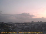 展望カメラtotsucam映像: 戸塚駅周辺から東戸塚方面を望む 2008-10-09(木) dawn