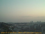 展望カメラtotsucam映像: 戸塚駅周辺から東戸塚方面を望む 2008-10-17(金) dawn