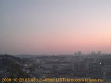 展望カメラtotsucam映像: 戸塚駅周辺から東戸塚方面を望む 2008-10-28(火) dawn