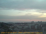 展望カメラtotsucam映像: 戸塚駅周辺から東戸塚方面を望む 2008-11-02(日) dawn