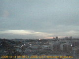 展望カメラtotsucam映像: 戸塚駅周辺から東戸塚方面を望む 2008-11-11(火) dawn