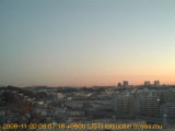 展望カメラtotsucam映像: 戸塚駅周辺から東戸塚方面を望む 2008-11-20(木) dawn