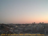 展望カメラtotsucam映像: 戸塚駅周辺から東戸塚方面を望む 2008-11-22(土) dawn