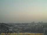 展望カメラtotsucam映像: 戸塚駅周辺から東戸塚方面を望む 2008-12-30(火) dawn