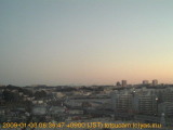 展望カメラtotsucam映像: 戸塚駅周辺から東戸塚方面を望む 2009-01-03(土) dawn