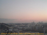 展望カメラtotsucam映像: 戸塚駅周辺から東戸塚方面を望む 2009-01-10(土) dawn