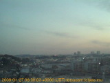 展望カメラtotsucam映像: 戸塚駅周辺から東戸塚方面を望む 2009-01-27(火) dawn