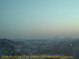 展望カメラtotsucam映像: 戸塚駅周辺から東戸塚方面を望む 2009-02-12(木) dawn