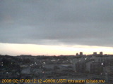 展望カメラtotsucam映像: 戸塚駅周辺から東戸塚方面を望む 2009-02-17(火) dawn