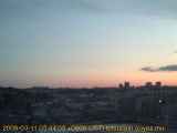 展望カメラtotsucam映像: 戸塚駅周辺から東戸塚方面を望む 2009-03-11(水) dawn