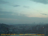 展望カメラtotsucam映像: 戸塚駅周辺から東戸塚方面を望む 2009-04-05(日) dawn
