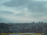 展望カメラtotsucam映像: 戸塚駅周辺から東戸塚方面を望む 2009-04-18(土) dawn