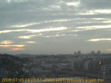 展望カメラtotsucam映像: 戸塚駅周辺から東戸塚方面を望む 2009-07-15(水) dawn