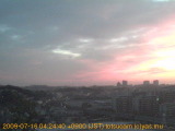 展望カメラtotsucam映像: 戸塚駅周辺から東戸塚方面を望む 2009-07-16(木) dawn