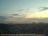 展望カメラtotsucam映像: 戸塚駅周辺から東戸塚方面を望む 2009-08-08(土) dawn