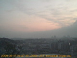 展望カメラtotsucam映像: 戸塚駅周辺から東戸塚方面を望む 2009-08-17(月) dawn