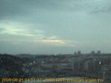 展望カメラtotsucam映像: 戸塚駅周辺から東戸塚方面を望む 2009-08-21(金) dawn