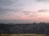 展望カメラtotsucam映像: 戸塚駅周辺から東戸塚方面を望む 2009-09-14(月) dawn