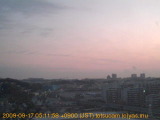 展望カメラtotsucam映像: 戸塚駅周辺から東戸塚方面を望む 2009-09-17(木) dawn