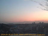 展望カメラtotsucam映像: 戸塚駅周辺から東戸塚方面を望む 2009-09-18(金) dawn