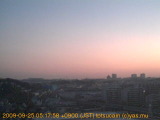 展望カメラtotsucam映像: 戸塚駅周辺から東戸塚方面を望む 2009-09-25(金) dawn