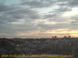 展望カメラtotsucam映像: 戸塚駅周辺から東戸塚方面を望む 2009-10-09(金) dawn