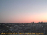 展望カメラtotsucam映像: 戸塚駅周辺から東戸塚方面を望む 2009-11-03(火) dawn