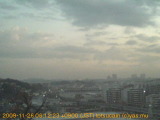 展望カメラtotsucam映像: 戸塚駅周辺から東戸塚方面を望む 2009-11-26(木) dawn
