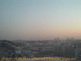 展望カメラtotsucam映像: 戸塚駅周辺から東戸塚方面を望む 2010-01-19(火) dawn