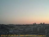 展望カメラtotsucam映像: 戸塚駅周辺から東戸塚方面を望む 2010-01-22(金) dawn