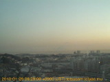 展望カメラtotsucam映像: 戸塚駅周辺から東戸塚方面を望む 2010-01-29(金) dawn