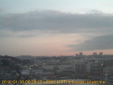 展望カメラtotsucam映像: 戸塚駅周辺から東戸塚方面を望む 2010-01-30(土) dawn
